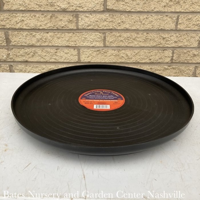 Down Under Plant /Pot Turner Saucer 12" Black Bosmere