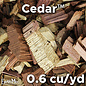 MINI BULK EarthMix® Cedar™ Tennessee Cedar Chip Mulch / .6 C/Y (1 Bulk Product Per Delivery) E-5