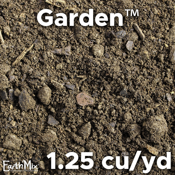 Bulk Scoop Organic Soil EarthMix® Garden™ Topsoil Blend 1.25 cu/yd
