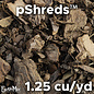 BULK EarthMix® pShreds™ Shredded Pine Mulch / 1.25 cu yd (1 Product Type Per Delivery) E-8