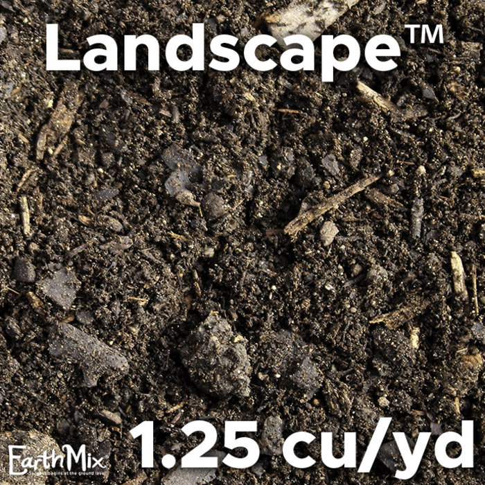 BULK EarthMix® Landscape™ Premium Soil Conditioner PSC / 1.25 cu yd (1 Product Type Per Delivery)