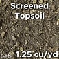BULK Screened Topsoil/ 1.25 cu yd (1 Product Type Per Delivery)