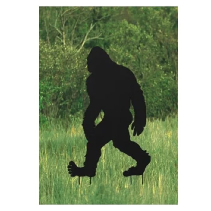 Garden Stake Silhouette Sasquatch 44H