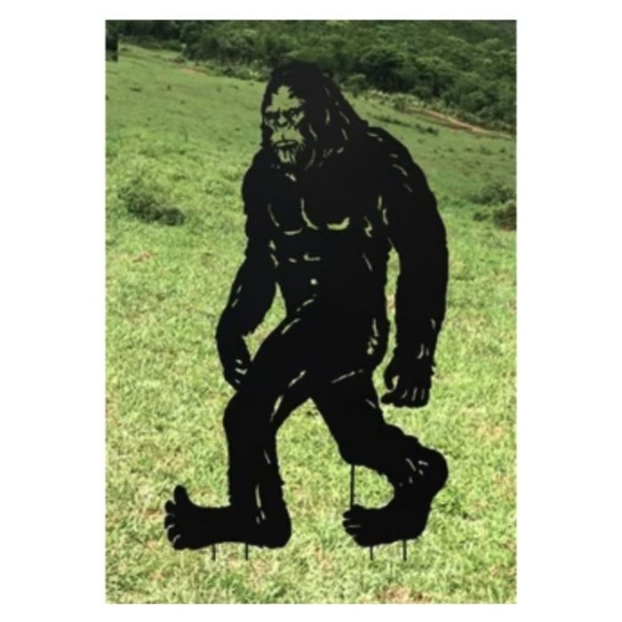 Garden Stake Silhouette Sasquatch 71H