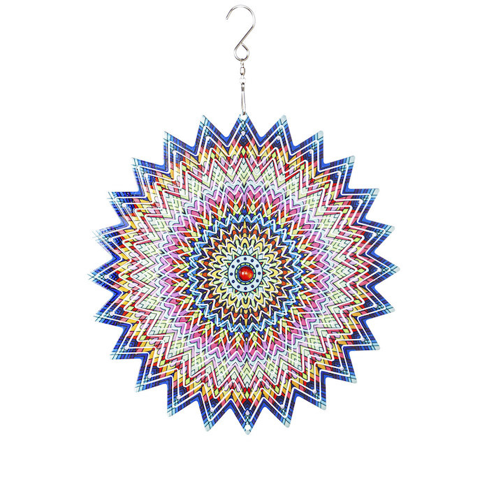 Hanging Wind Spinner Illusion Mandala