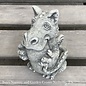 Statuary Lil Dragon Playing Ball 10x7