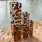 Garden Column Beehive/Honeycomb Med 36"h Metal Locally Made