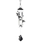 Wind Chime Silhouettes Hummingbirds 34" Metal