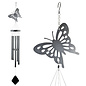 Wind Chime Shadow Butterfly 40" Metal