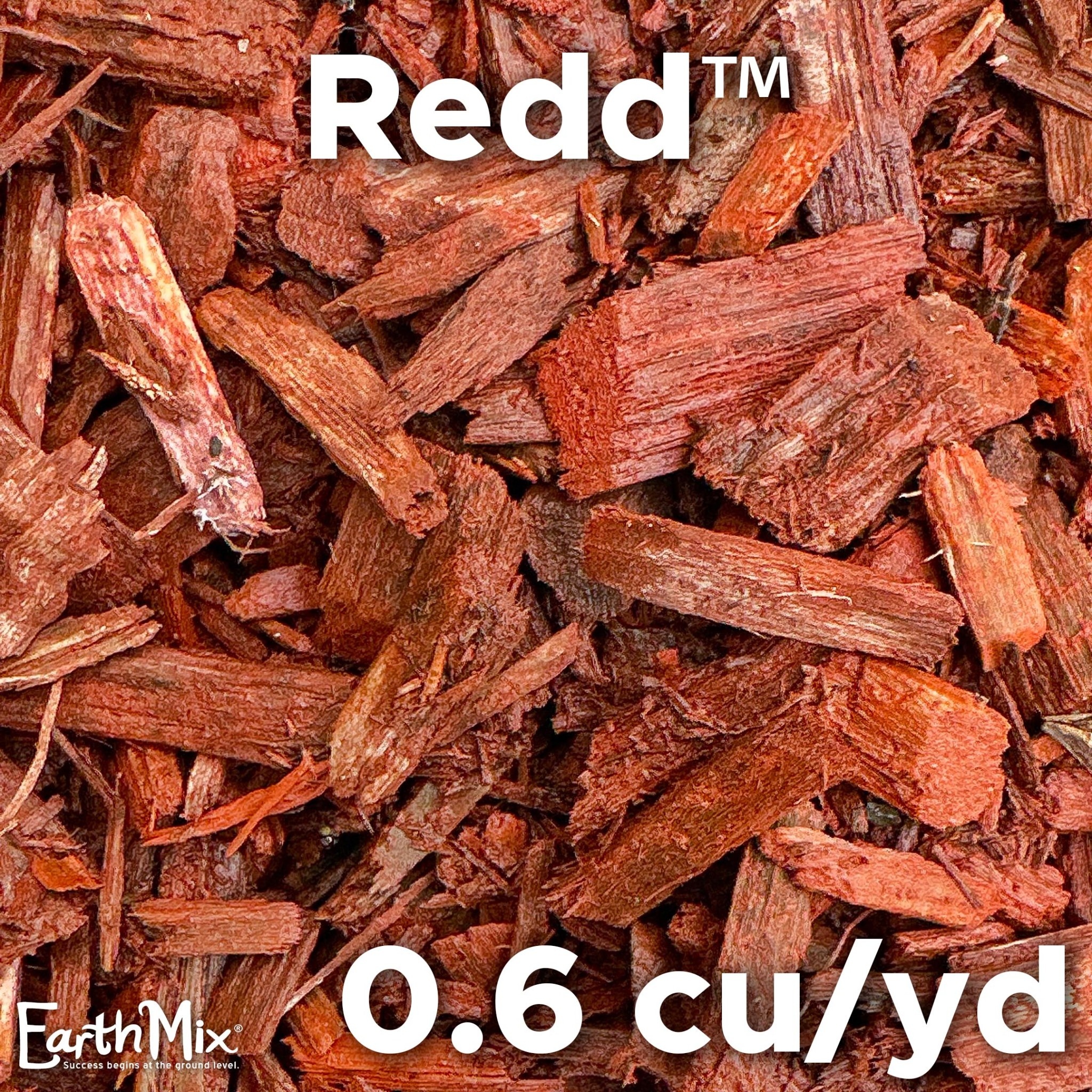 MINI BULK EarthMix® Redd™ Hardwood Mulch / .6 cu yd (1 Product Type Per Delivery) E-9