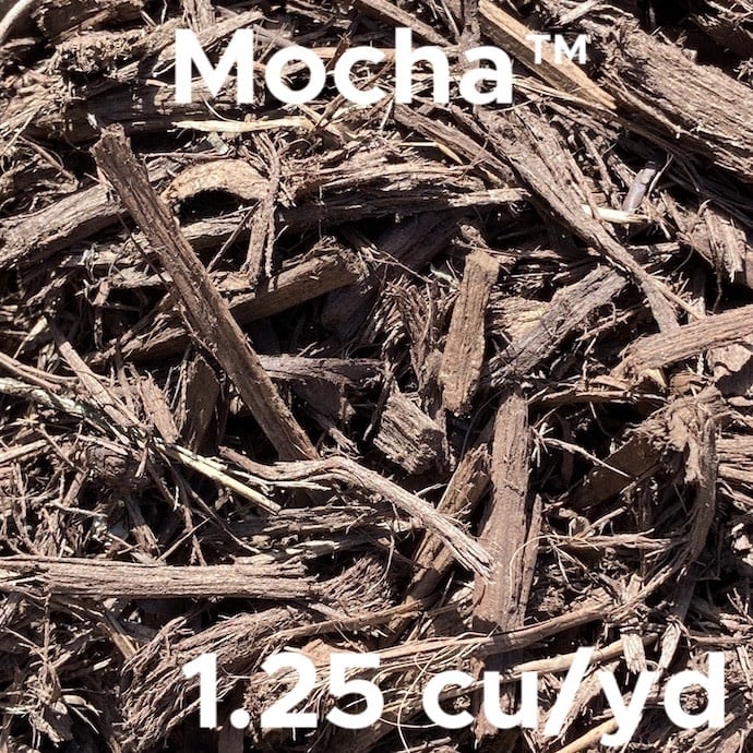 BULK EarthMix® Mocha Brown Hardwood Bark Mulch / 1.25 cu yd (1 Bulk Product Per Delivery) E-2