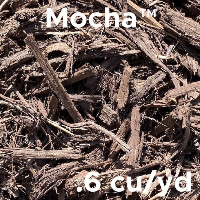 MINI BULK EarthMix® Mocha Brown Hardwood Bark Mulch / .6 cu yd (1 Product Type Per Delivery) E-2