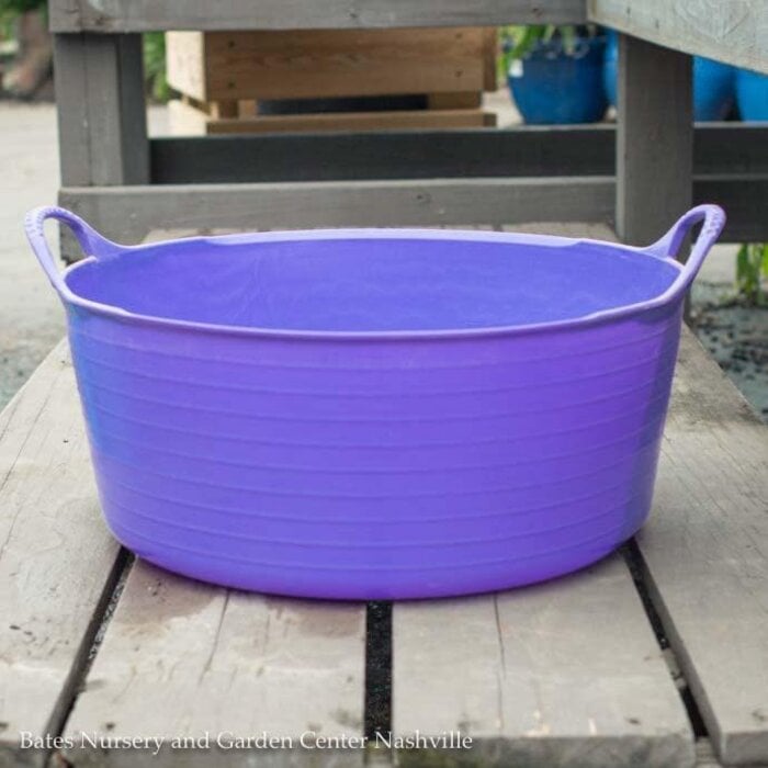 3.9Gal/15L Tubtrug Flexible Small Shallow Bucket - Purple