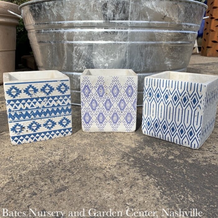 Pot Aztec Square Planter 5x5 Assortment