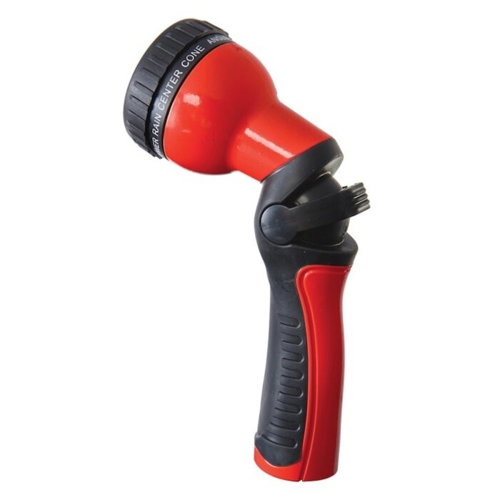 Dramm Revolution One Touch 9-Pattern Spray Nozzle Red Carded