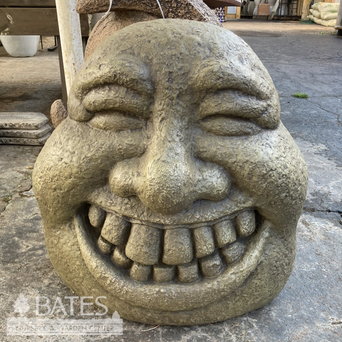 Statuary Laughing Garden Face 20x19