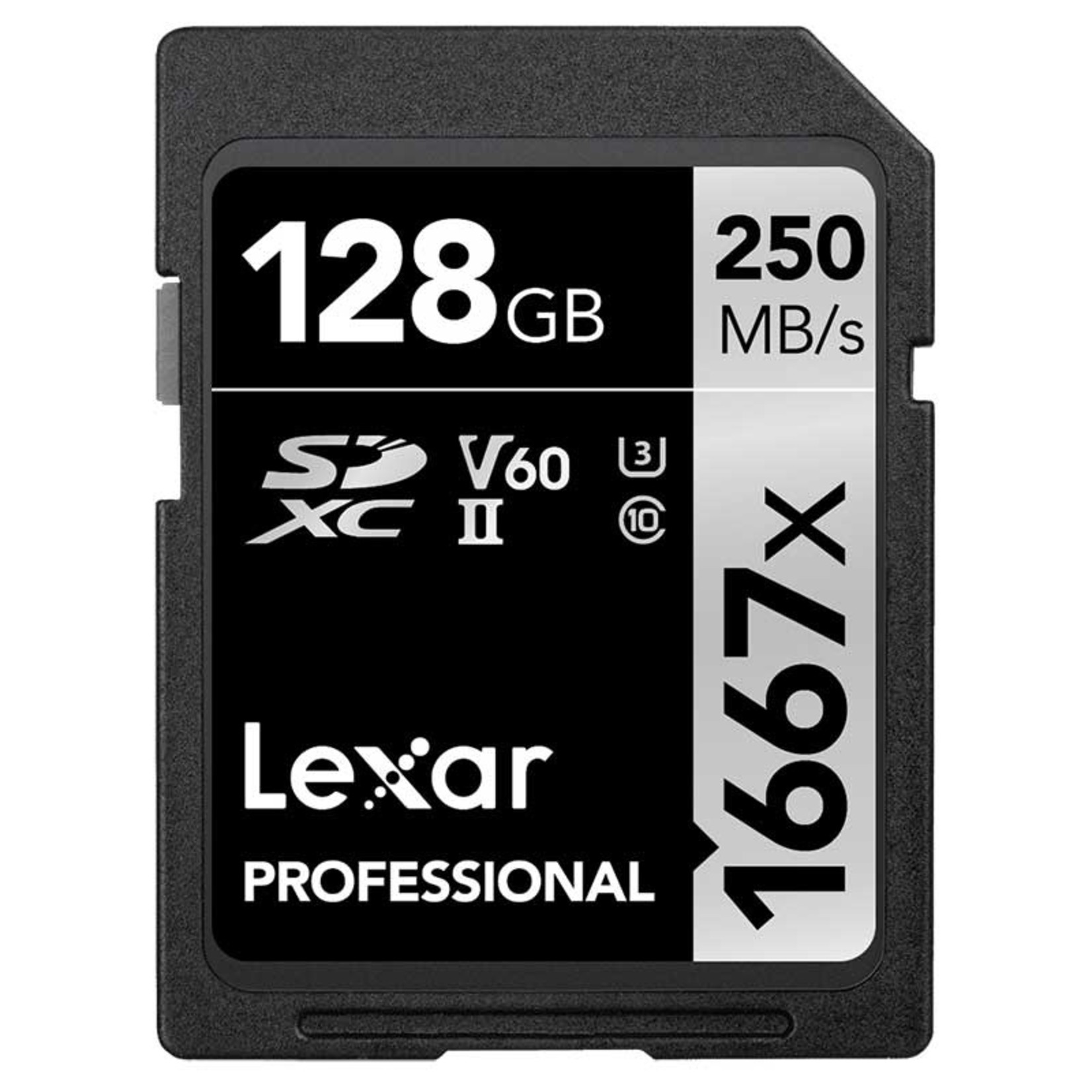 Lexar Lexar Professional SDXC Memory Card, 1667x, Class 10, UHS-II, U3, V60