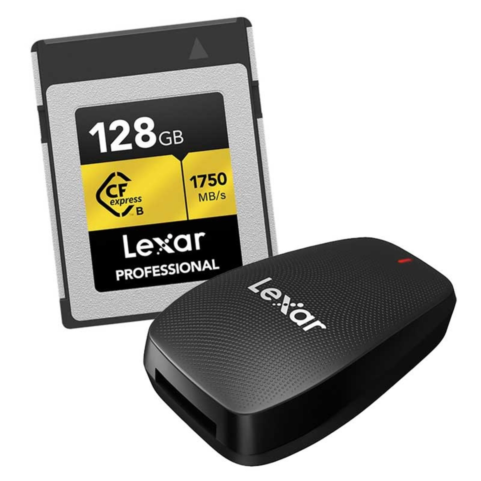 Lexar LEXAR BUNDLE, PROFESSIONAL CFEXPRESS CARD 128GB, W/ LRW550U-RNBNU  CFEXPRESS USB 3.2 GEN 2X2 READER