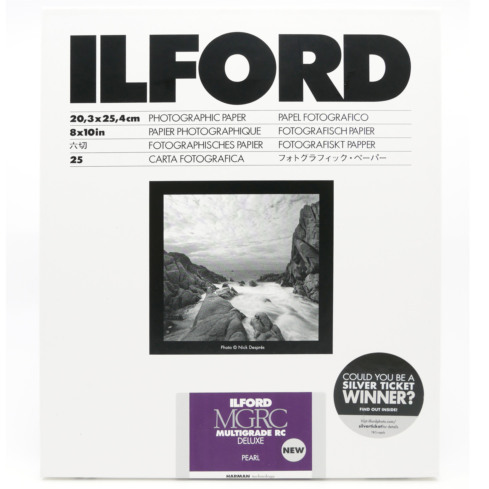 Ilford Ilford Multigrade IV RC Pearl 8x10 25 Sheets