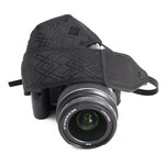 Perris Leathers Black / Black Geometric Jacquard Camera Strap