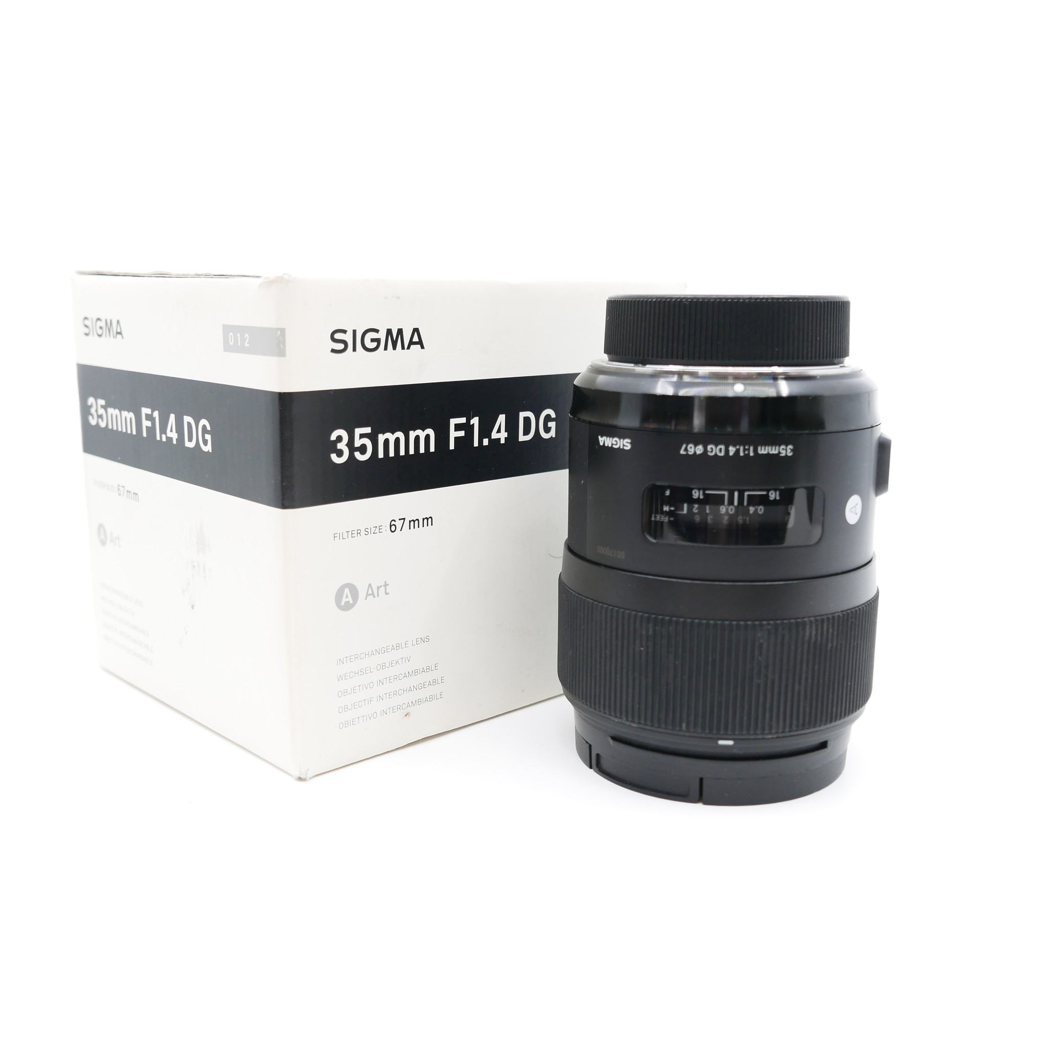 Sigma Art DG f1.4 35mm lens Nikon F個装箱は付いていますか - レンズ ...