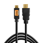 TetherTools TetherPro Mini-HDMI (C) to HDMI (A) - 15'  BLK