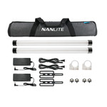 NANLITE Nanlite PavoTube II 15X 2' RGBWW LED Pixel Tube with Internal Battery 2 Light Kit