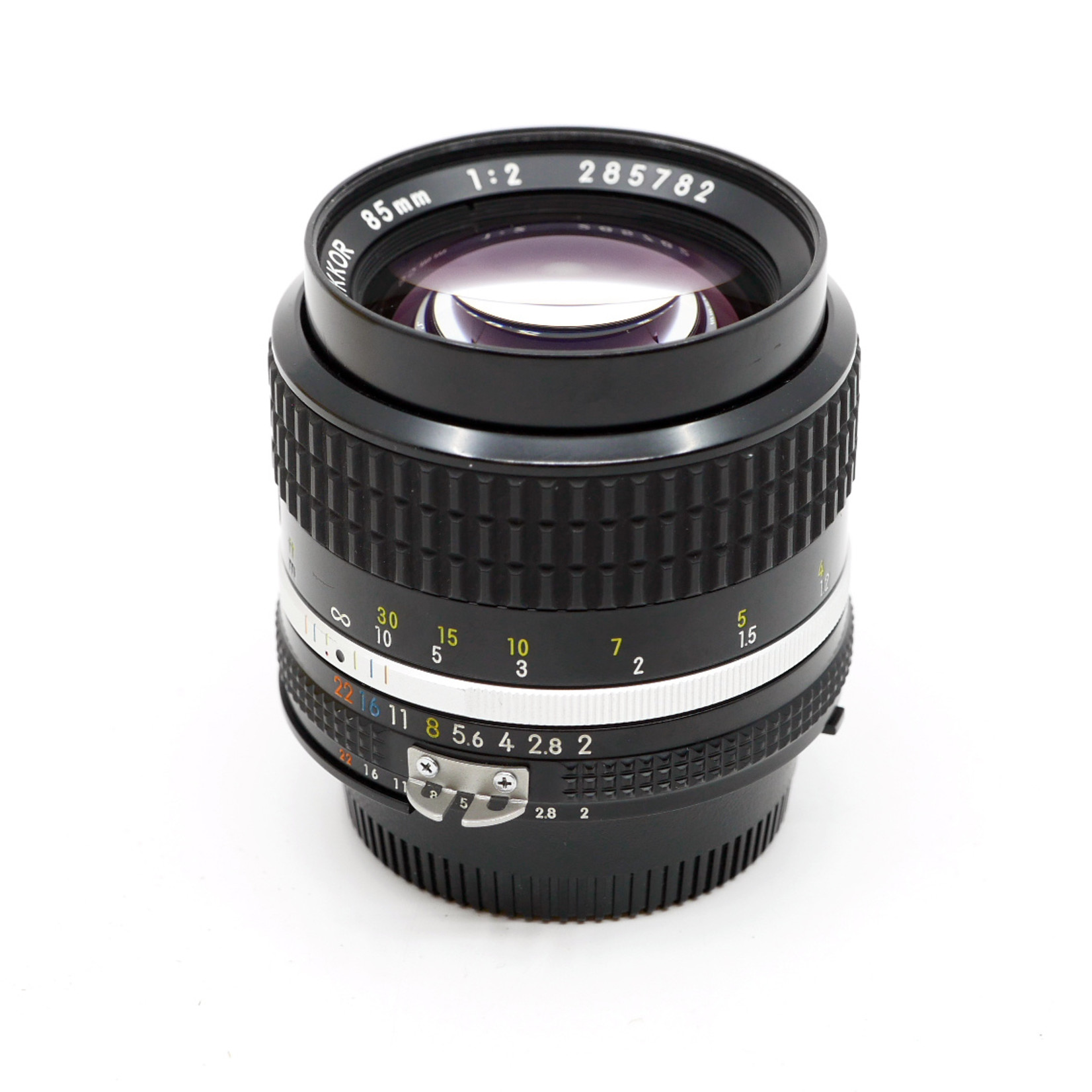 ☆超美品 カビ、くもりなし☆ NIKON Ai-s NIKKOR 85mm f2-eastgate.mk