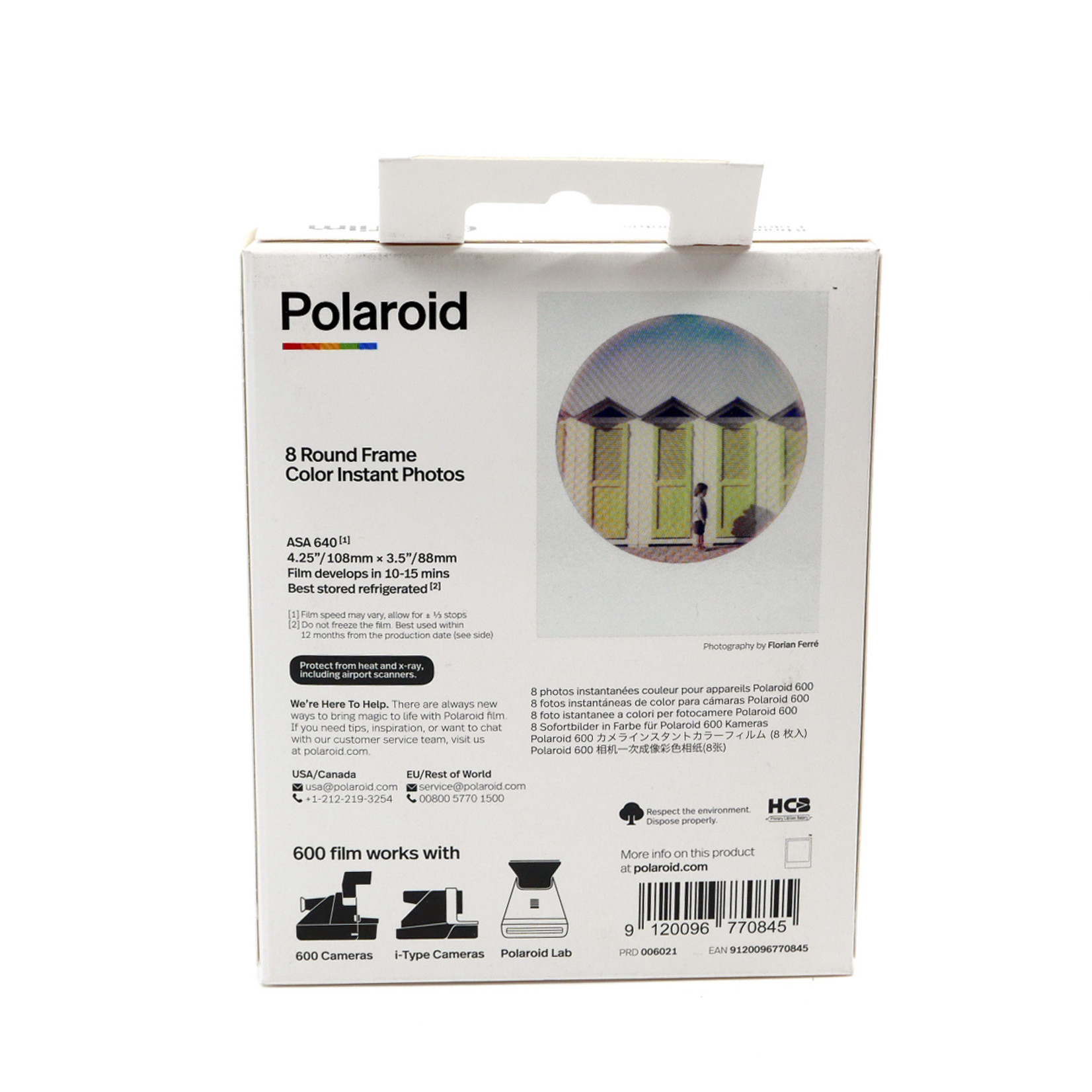 Polaroid Polaroid Color Film for 600 - Round Frames