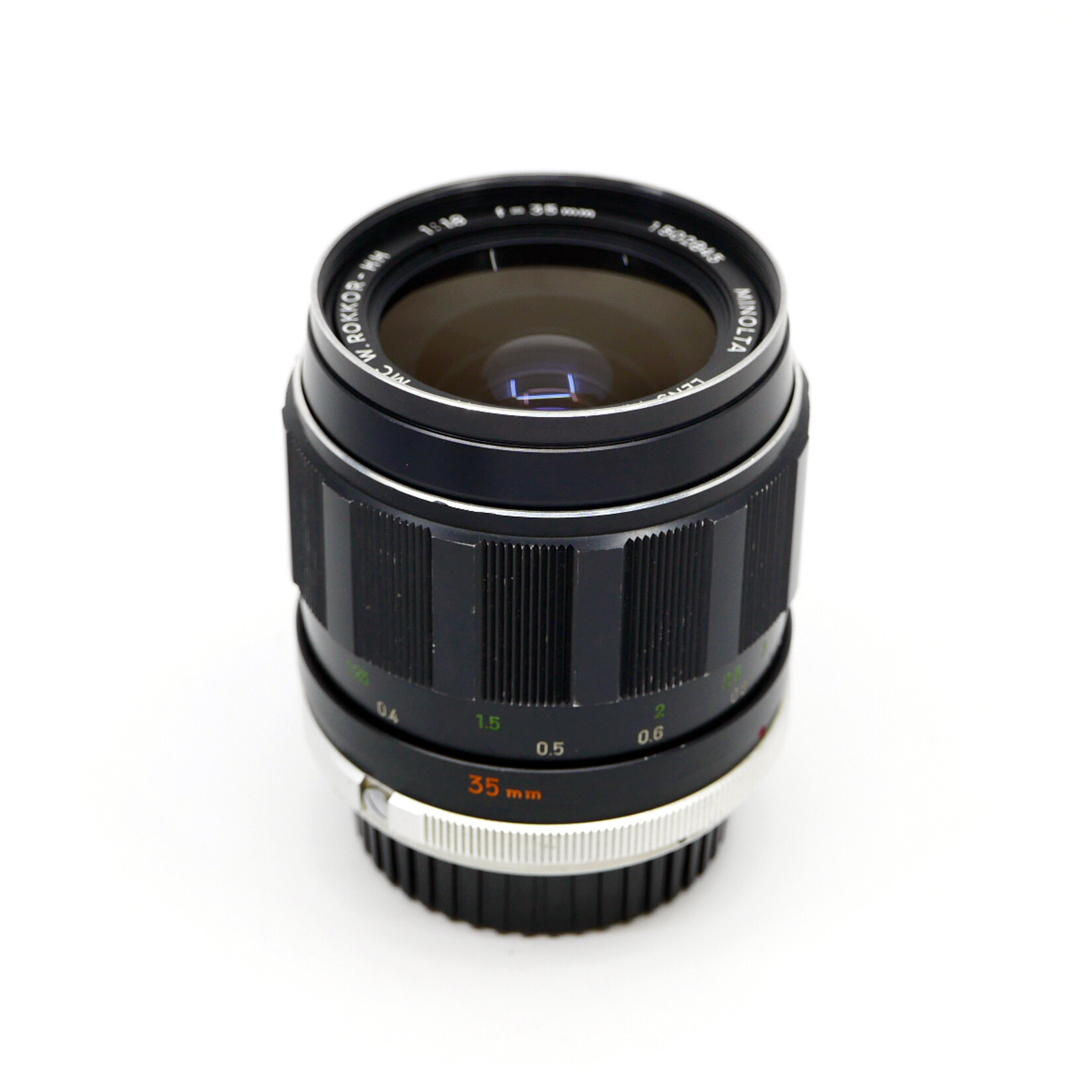 １着でも送料無料】 MINOLTA MC W.ROKKOR-HH 35mm F1.8 #8082 - カメラ