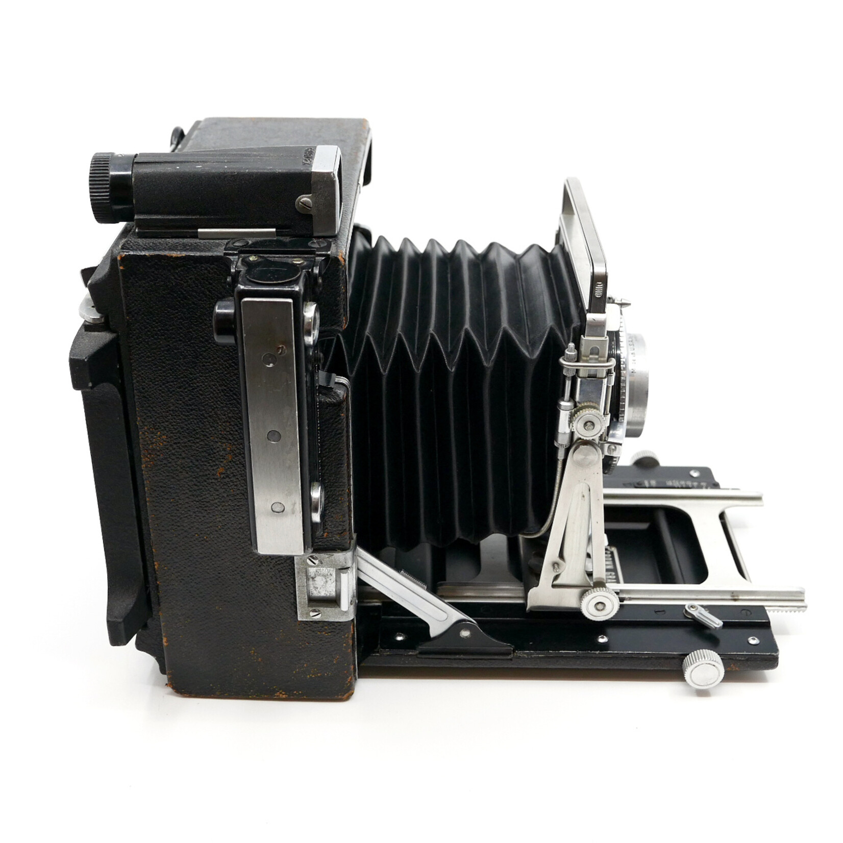 Graflex Crown Graphic 4x5 Film Camera w/Kodak Ektar 152mm f/4.5