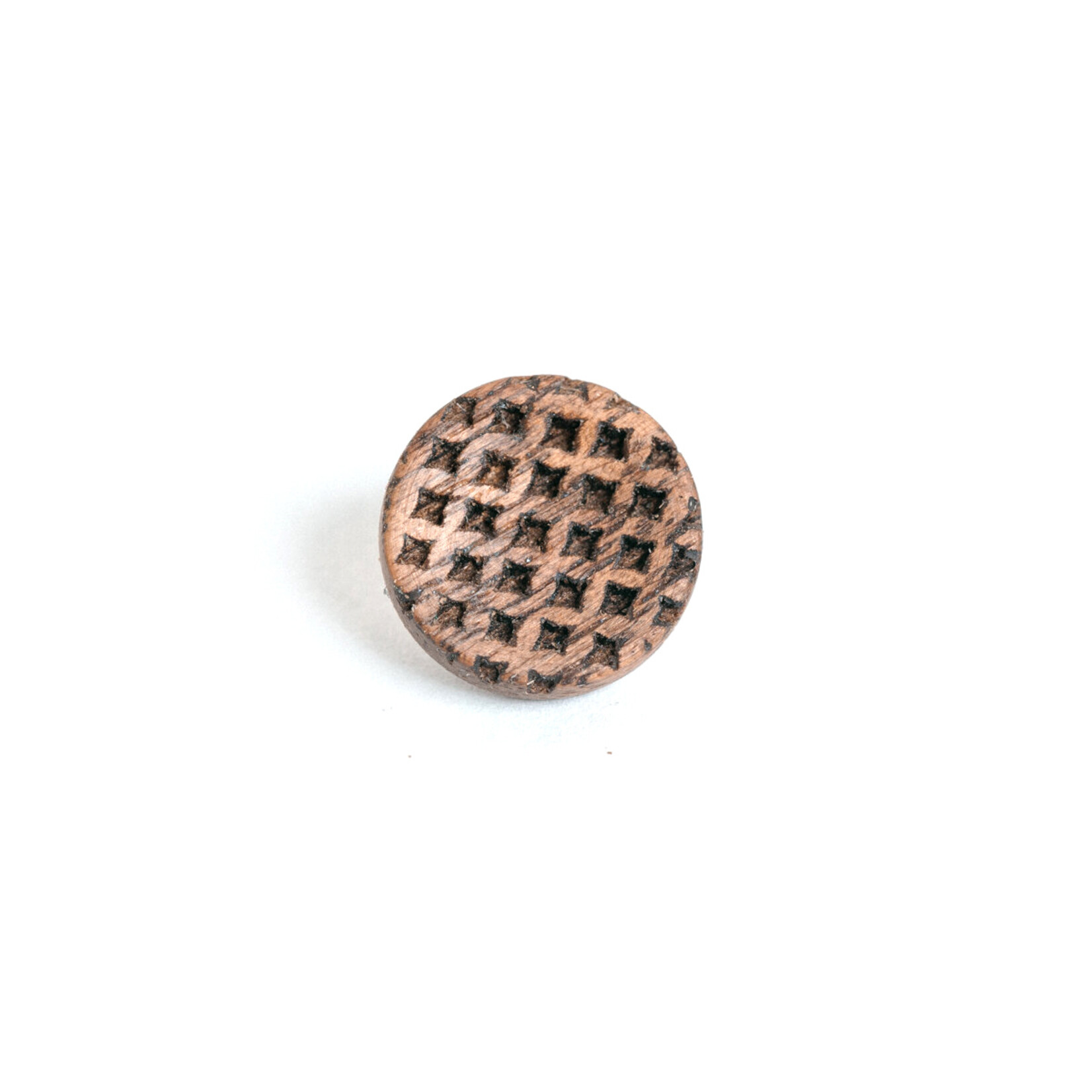 Artisan Obscura King Louie Threaded Soft Release Button (Walnut 14mm Concave for M10)