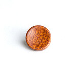 Artisan Obscura Bloodwood Button (11mm Concave Sticky Backed)