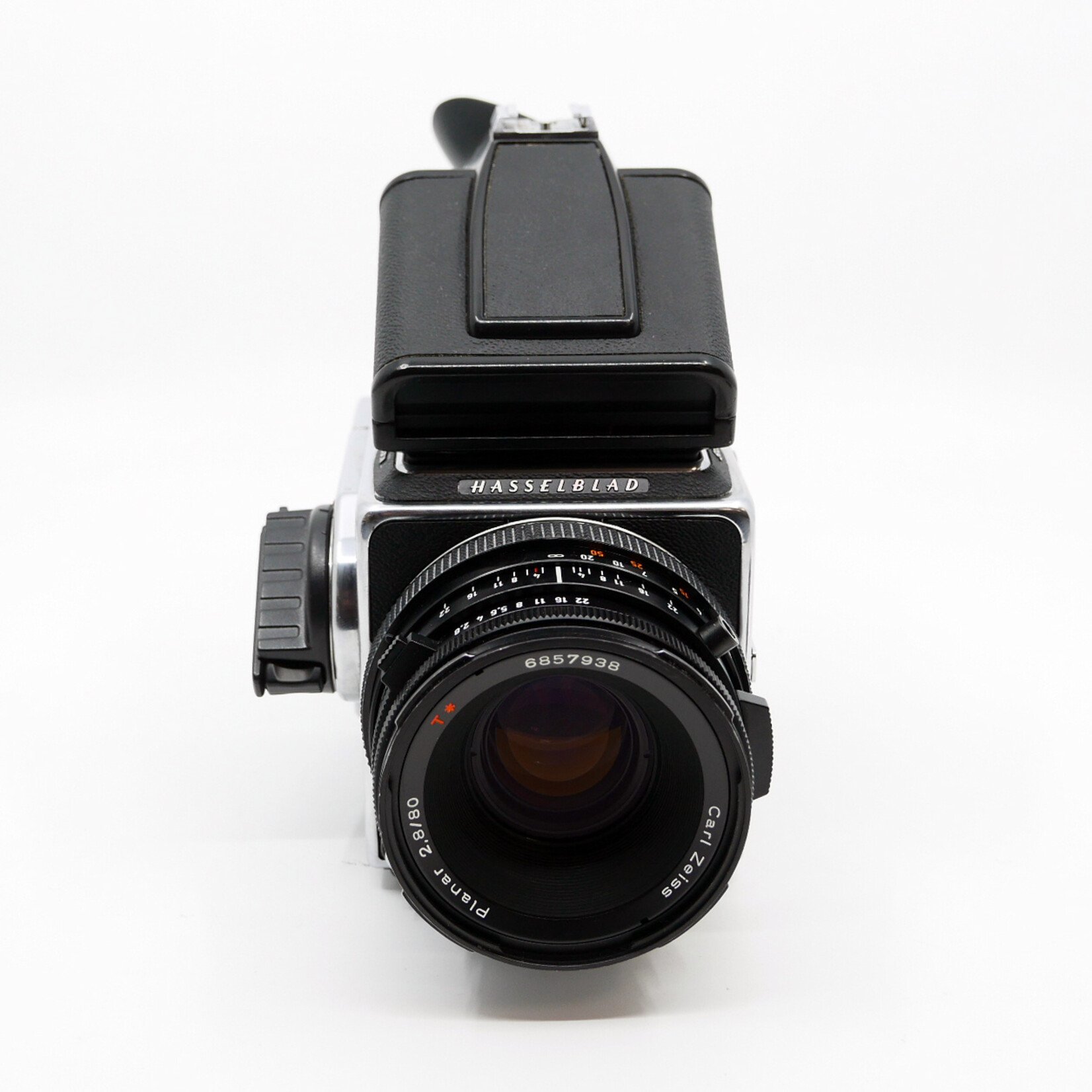 Hasselblad 503CW w/A12 Film Back, 80mm f/2.8 Planar T*, & PM Prism ...