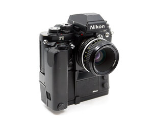 Nikon F3 HP w/MD-4 Motor Drive, 50mm f/2 Ai & AH-2 (Used) - Pro Photo