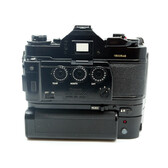 Canon A-1 w/50mm f/1.4, Motor Drive/Battery Pack, & Data Canon A-1 w/50mm f/1.4, Motor Drive/Battery Pack, & Data