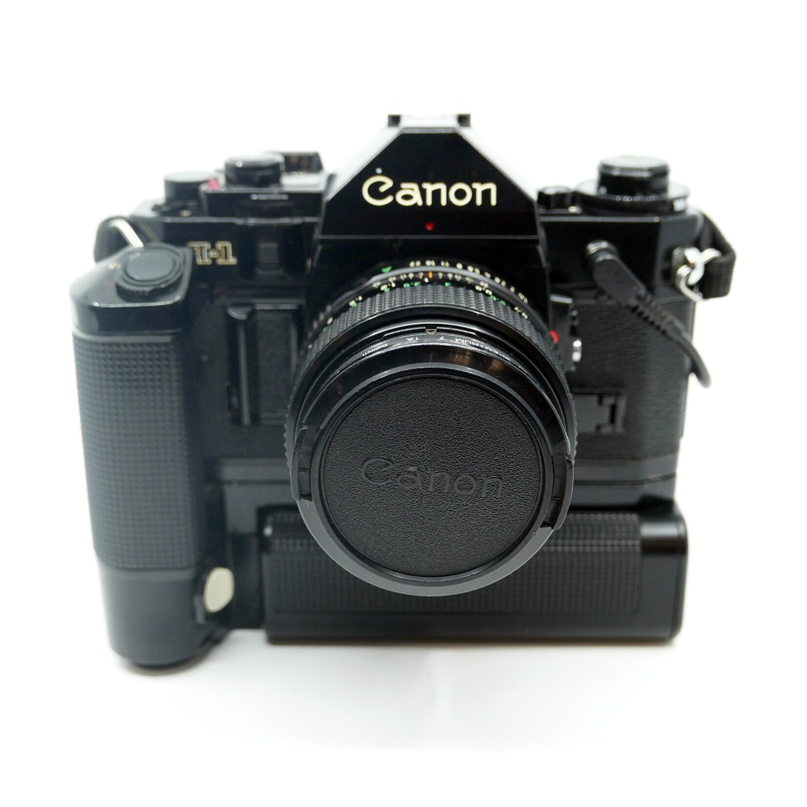 Canon A-1 w/50mm f/1.4, Motor Drive/Battery Pack, & Data Canon A-1 w/50mm f/1.4, Motor Drive/Battery Pack, & Data