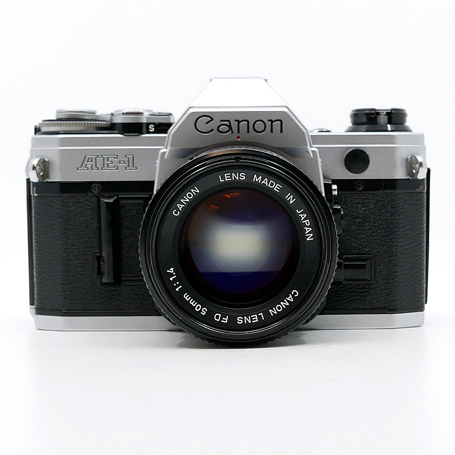 Canon AE-1 SLR w/FD 50mm f1.4 lens - Pro Photo Canon AE-1 SLR w/FD 50mm f1.4 lens - Pro Photo