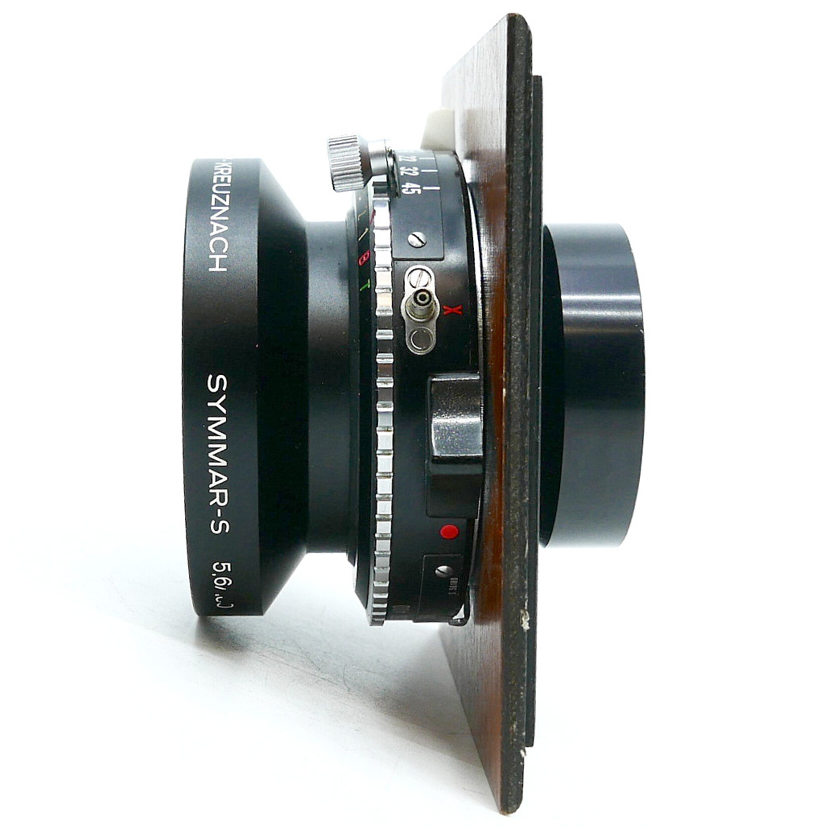 Schneider Schneider Symmar-S MC 180mm 5.6 lens w/4x4 wooden lens board (Used) AS-IS-GEPW