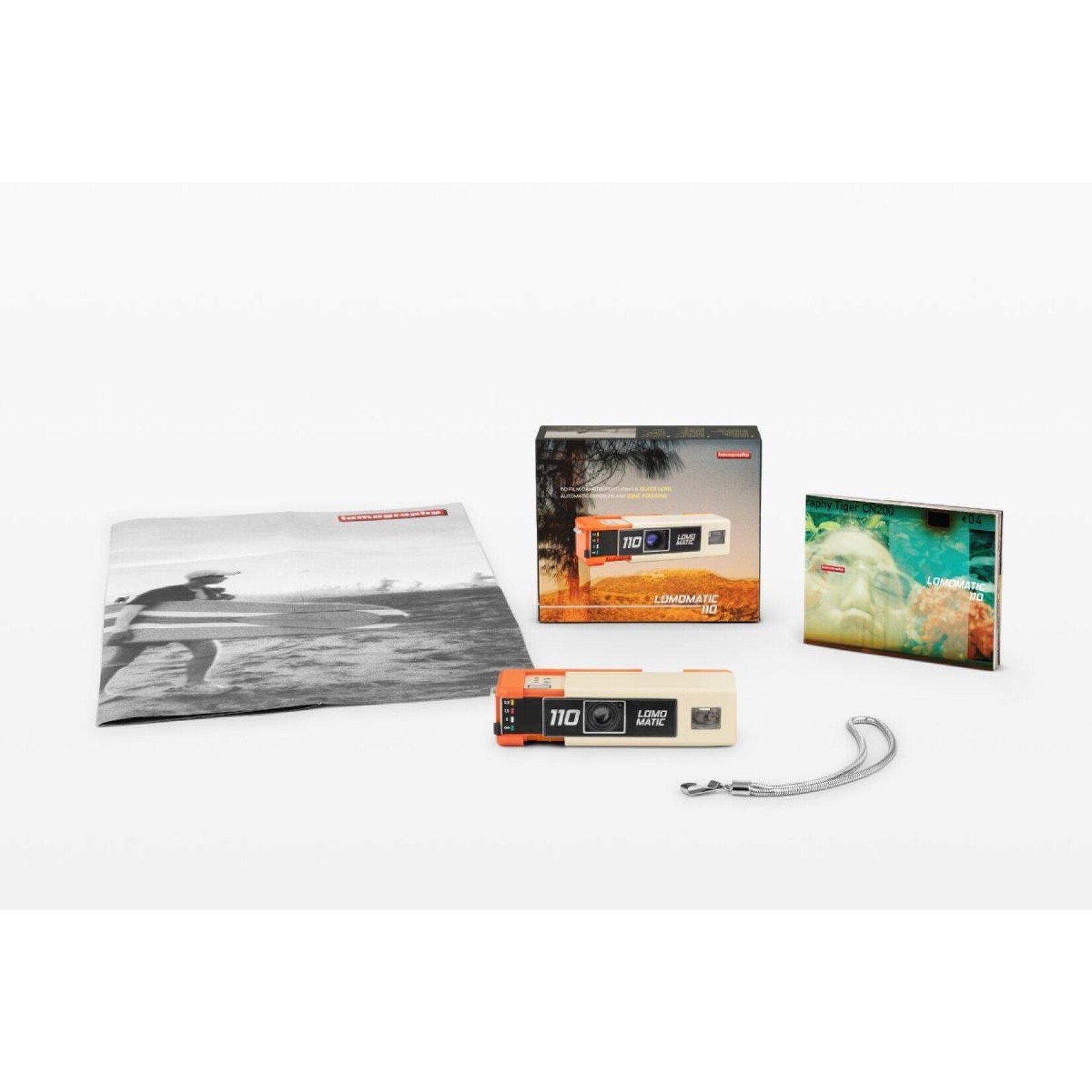 Lomography Lomomatic 110 Camera & Flash Golden Gate