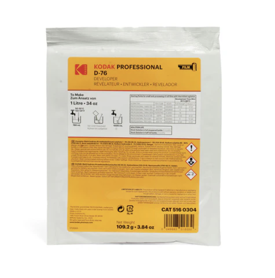 Kodak D-76 Developer Powder 1 litre - Pro Photo