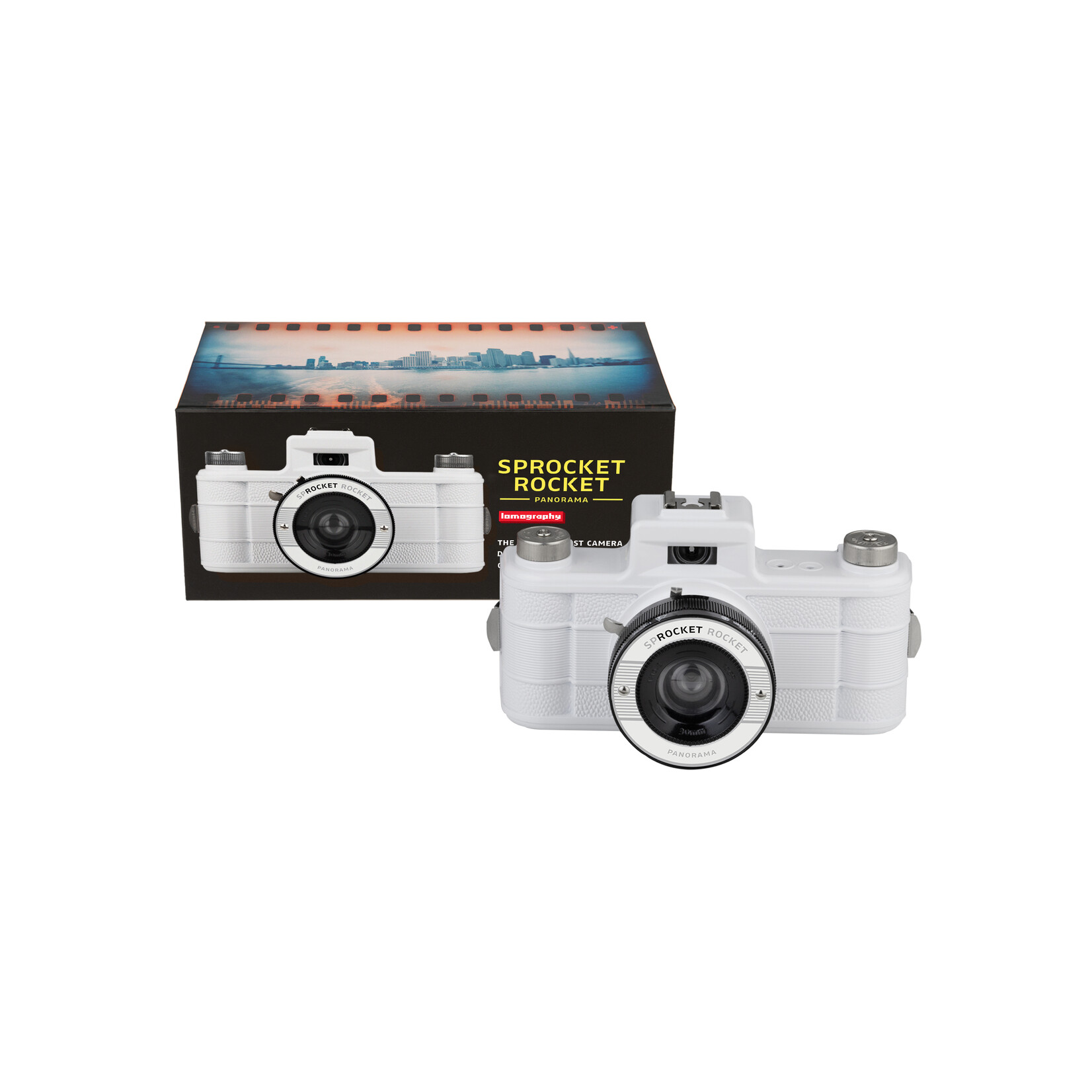 Lomography Sprocket Rocket 35 mm Panoramic Camera Coconut
