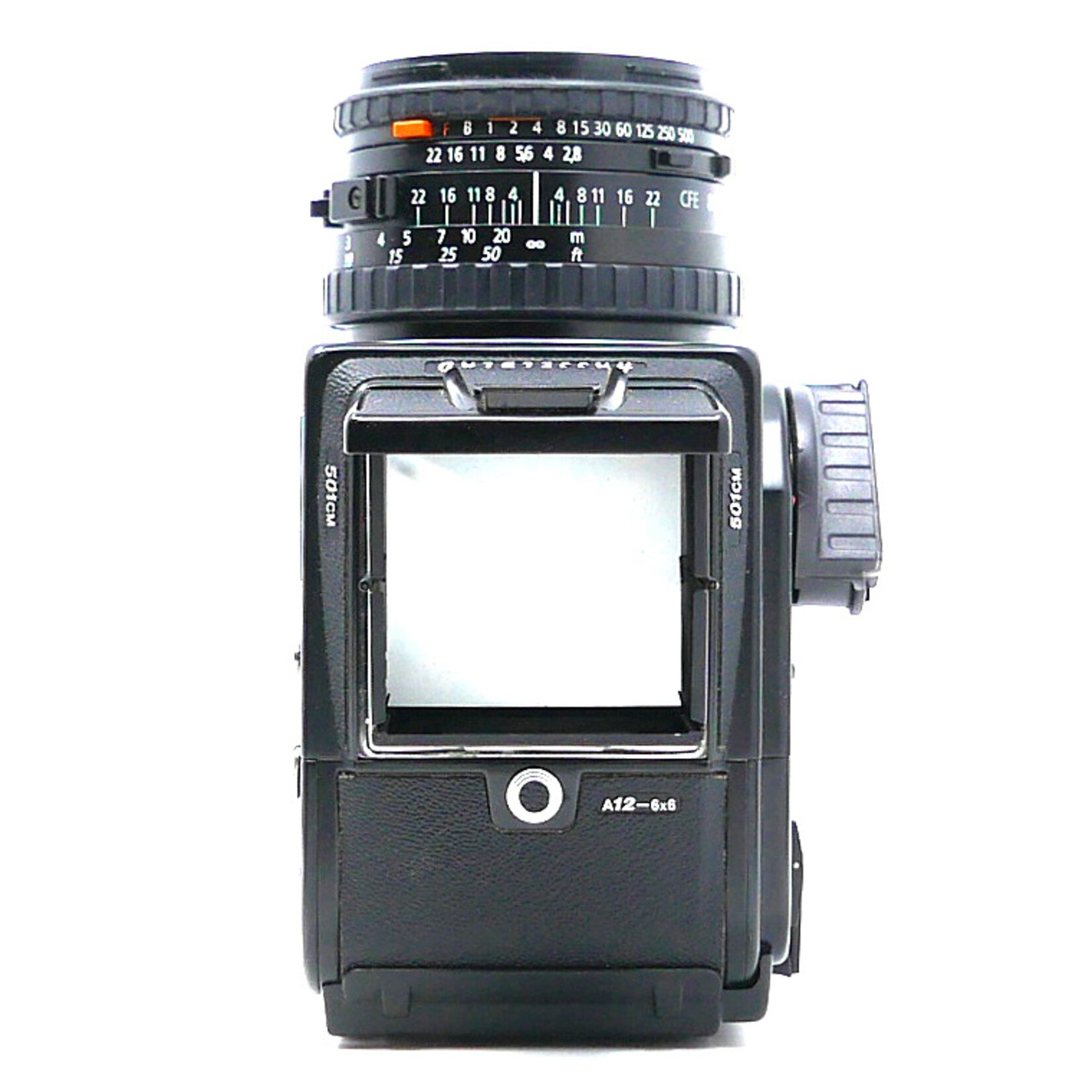 Hasselblad Hasselblad 501CM (BLK) w/80mm 2.8 CFE+A12 Back-late (Used)