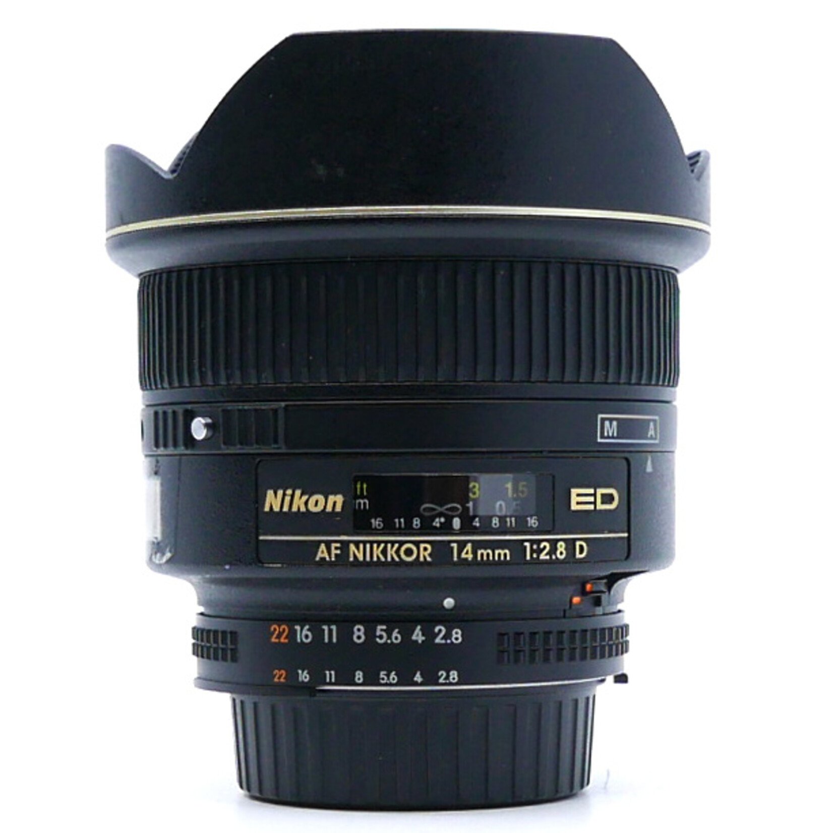 Nikon Nikkor 14mm f:2.8 D ED Rectilinear Lens (Used)