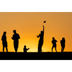 Silhouettes in the Sunset at Fort Reno | Diane Krauthamer