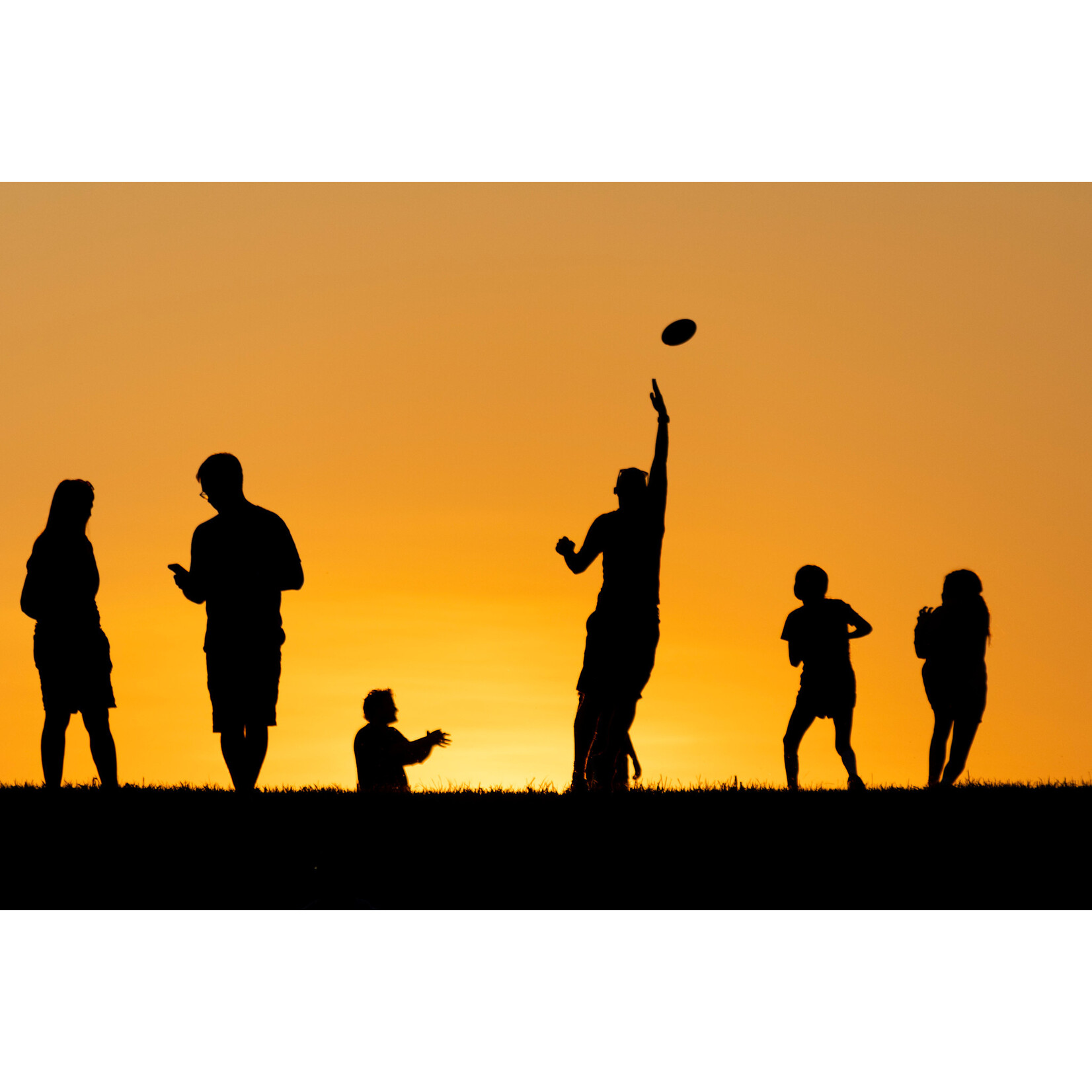 Silhouettes in the Sunset at Fort Reno | Diane Krauthamer