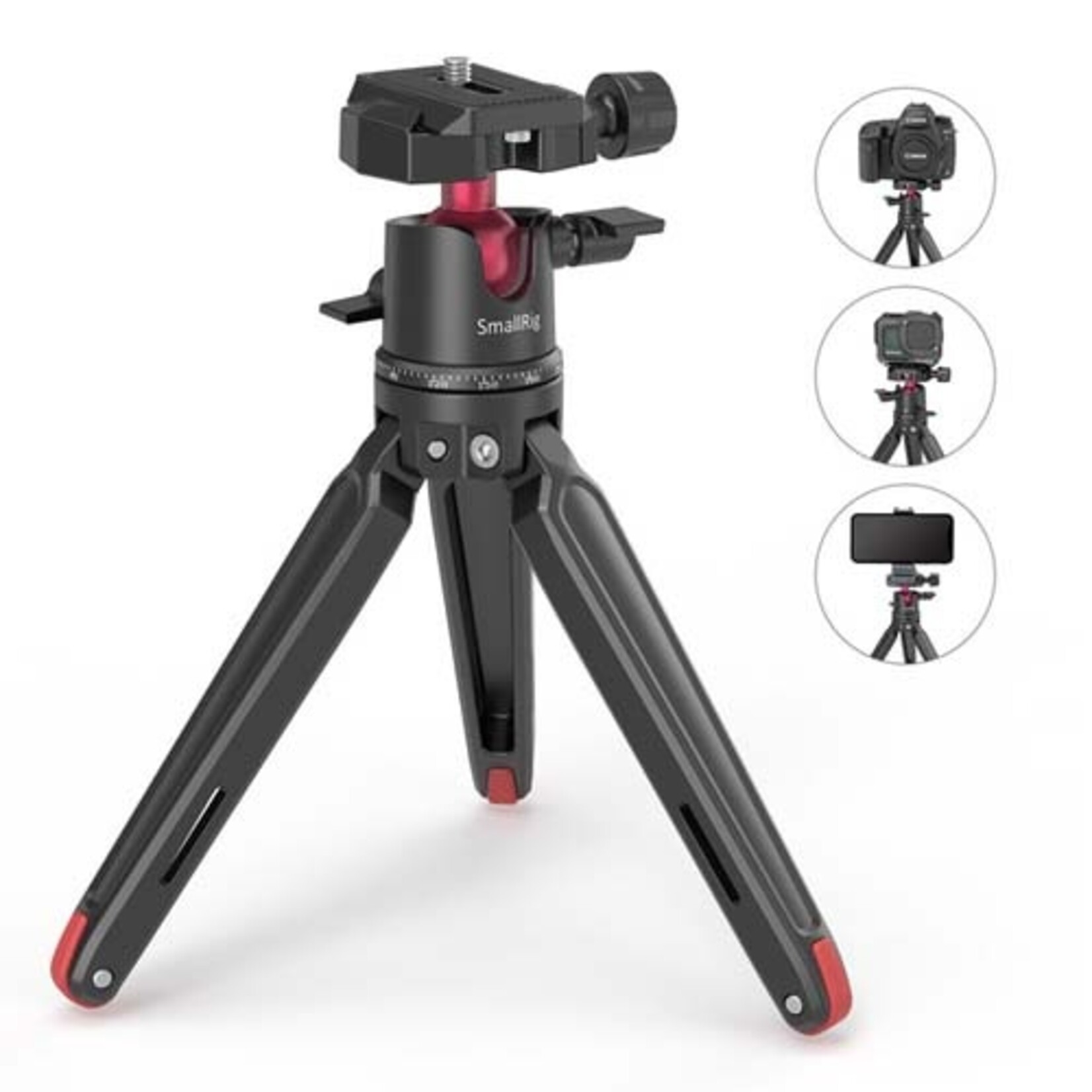 SmallRig SmallRig Tabletop Mini Tripod with Panoramic Ball Head BUT2664