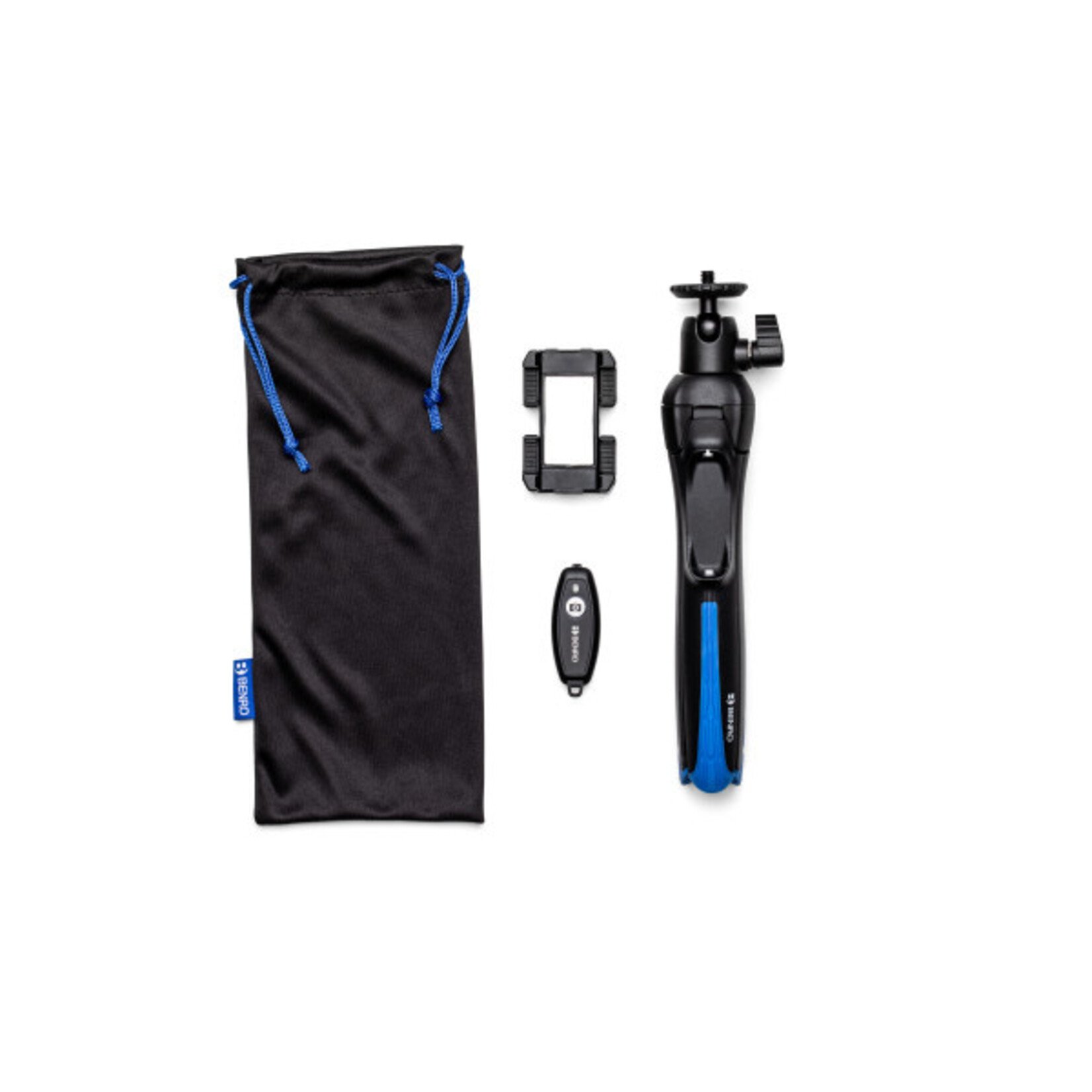 Benro Benro Mini Tripod and Selfie Stick with Remote for Smartphones - Black