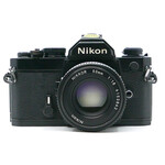 Nikon Nikon FM SLR camera BLACK w/50mm f1.8 Ais (Used)