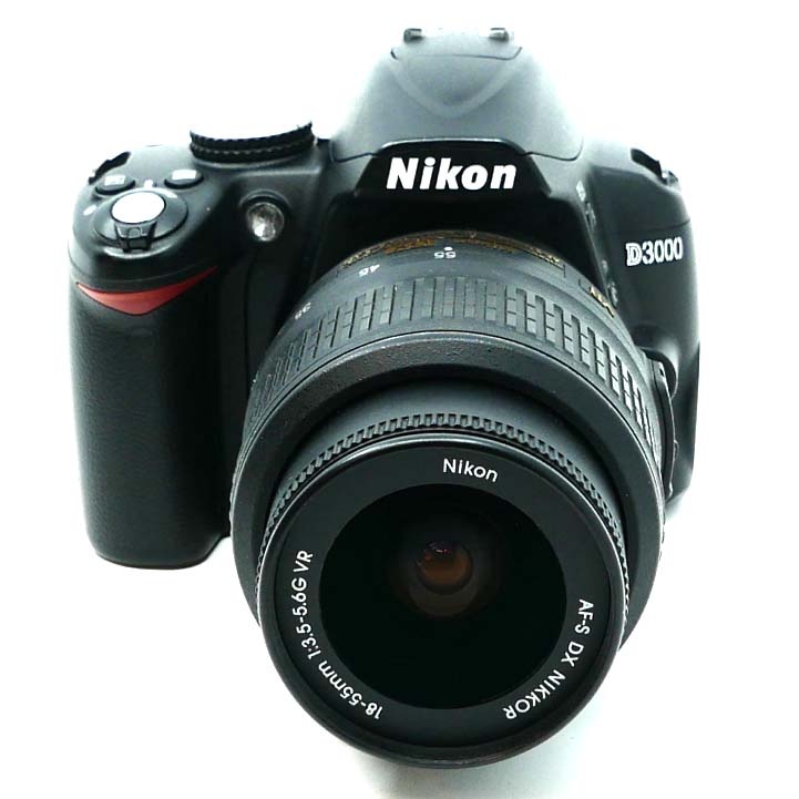 Nikon D3000 DLSR w/18-55 3.5-5.6G VR Lens (Used) - Pro Photo